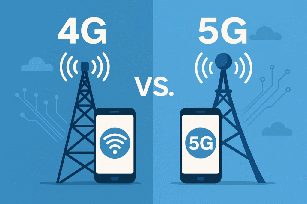 4G vs 5G: Entenda as Diferenças, Vantagens e Desvantagens de Cada Rede em 2025.