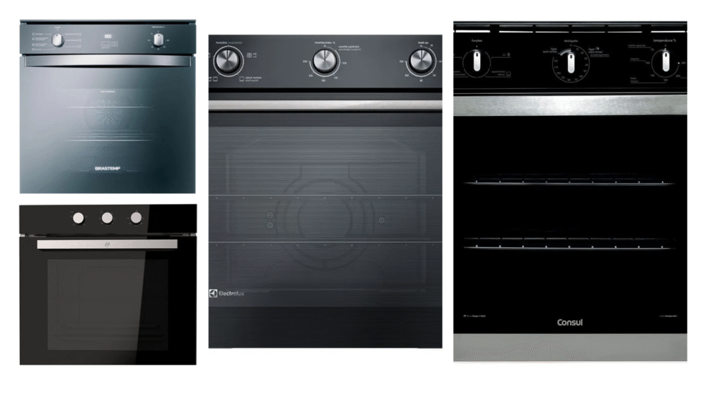 Comparativo: 4 Fornos Elétricos de Embutir com Mais de 70 Litros e Melhor Custo-Benefício