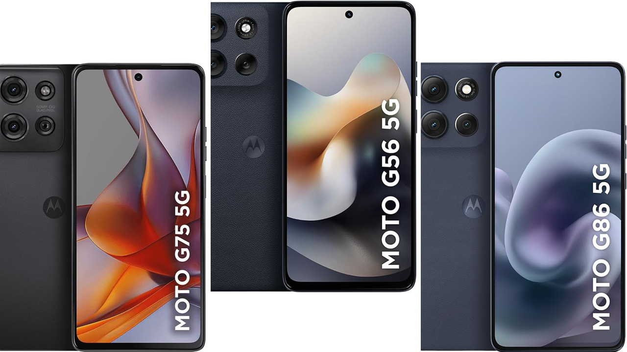 Smartphones Intermediários da Motorola: Moto G56, G75 e G86